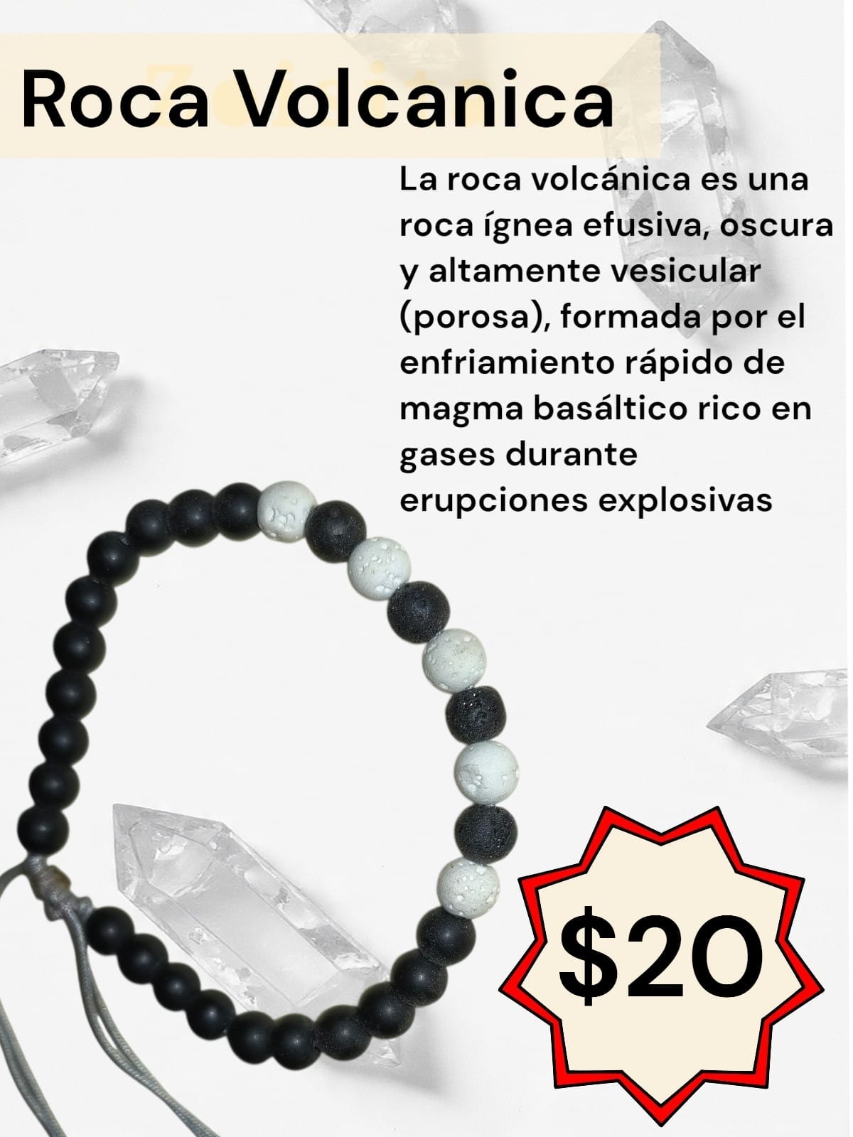 Roca Volcánica — Piedra de lava · Anclaje